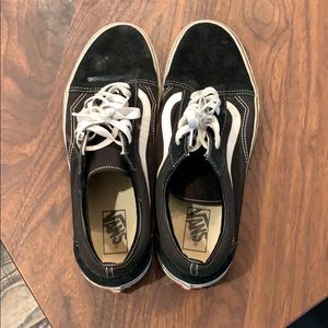 Black and white vans. Size 11.5